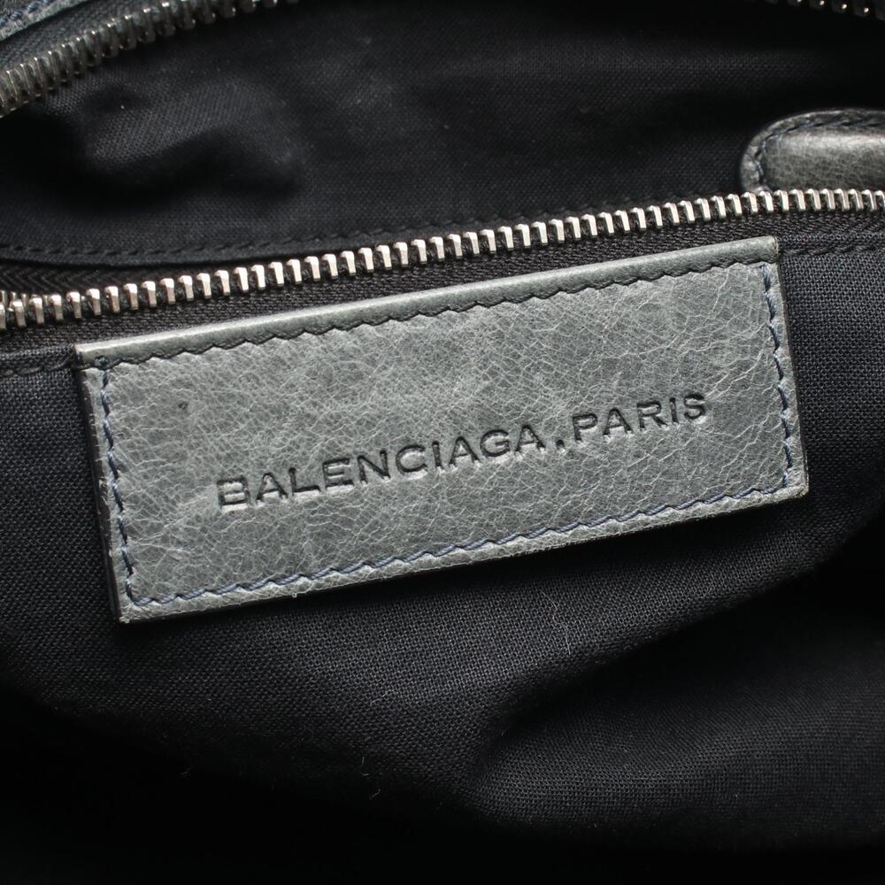 Balenciaga The Giant Midday Editors Bag Handbag Leather Green - Picture 4 of 8